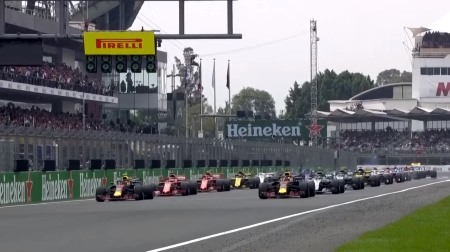 2018年F1第19戦のスタート