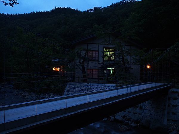 夜＠ランプの宿青荷温泉