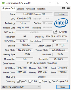 EliteBook x360 1030 G2_GPU-Z_01