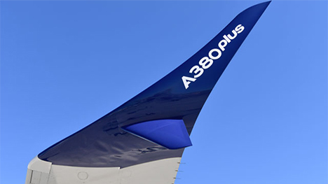 エアバスは、A380の改良版「A380plus」を発表！　新大型ウイングレットや翼の改良でコスト13％削減！2のコピー