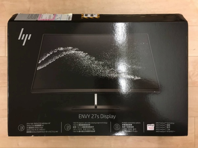 HP ENVY 27s 27インチ 4K ディスプレイ - ディスプレイ